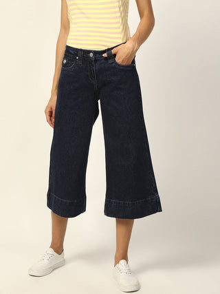 Elle Women White Flare Jeans