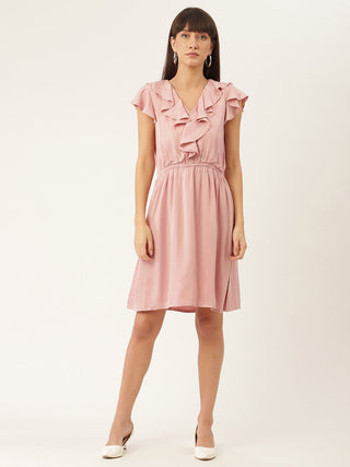 Elle Women V Neck Dress