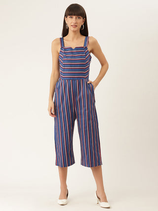 Elle Women Multi Printed Round Neck Jumpsuit