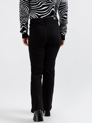 Elle Women Solid Flared Jeans