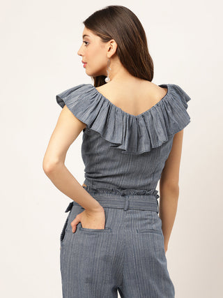 Elle Women Blue Top
