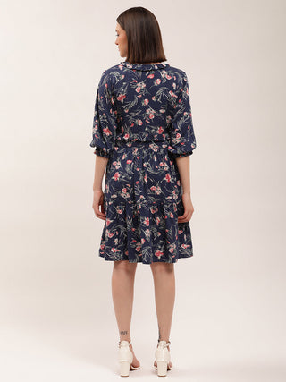 Elle Women Blue Dress