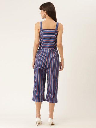 Elle Women Multi Printed Round Neck Jumpsuit