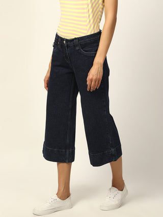 Elle Women Blue Flare Jeans