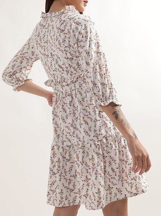 Elle Women White Dress