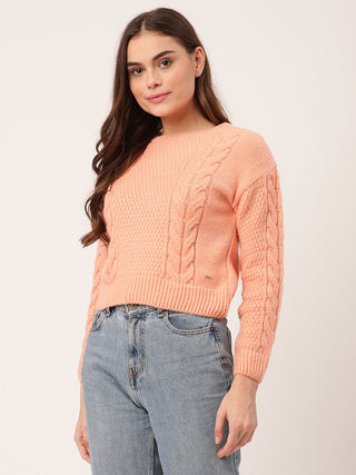 Elle Women Round Neck Sweater