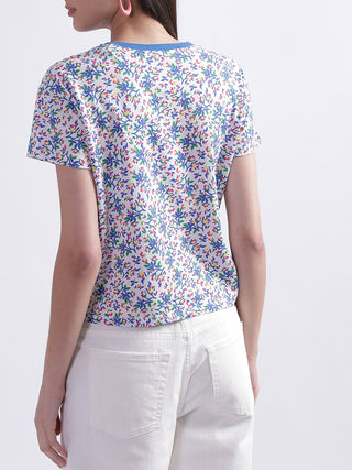 Elle Women Blue Tshirt