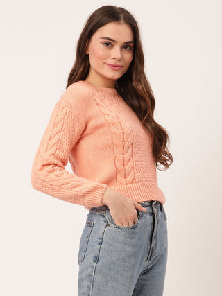 Elle Women Round Neck Sweater