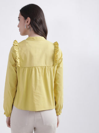 Elle Women Yellow Top