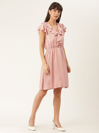 Elle Women V Neck Dress