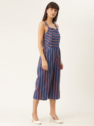 Elle Women Multi Printed Round Neck Jumpsuit