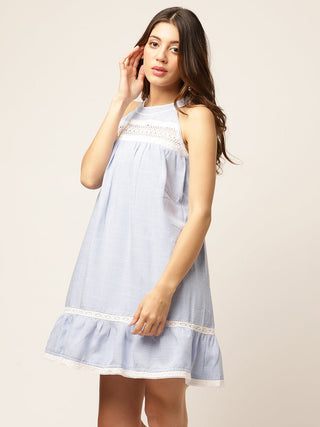 Elle Women Blue Dress