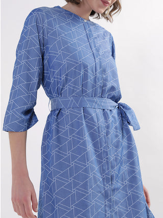 Elle Women Blue Dress