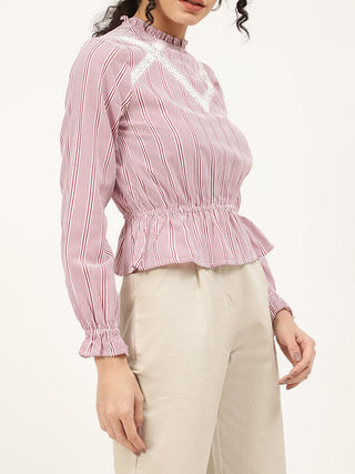 Elle Women Red Top