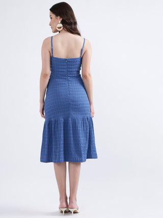 Elle Women Blue Dress