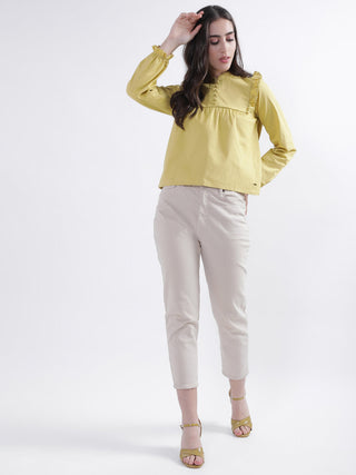 Elle Women Yellow Top