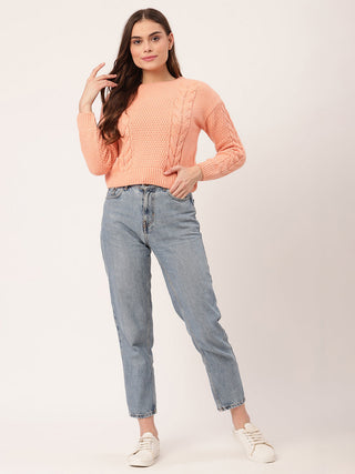 Elle Women Round Neck Sweater