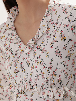Elle Women White Dress