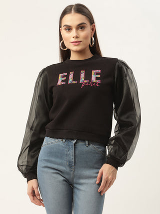 Elle Women Round Neck Sweatshirt