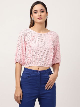 Elle Women Pink Tshirt