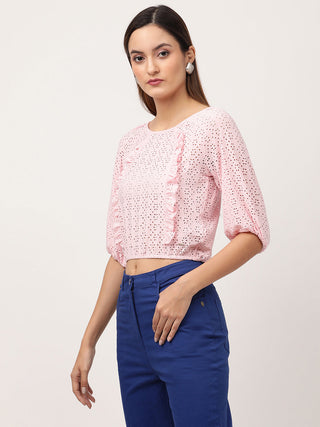 Elle Women Pink Tshirt
