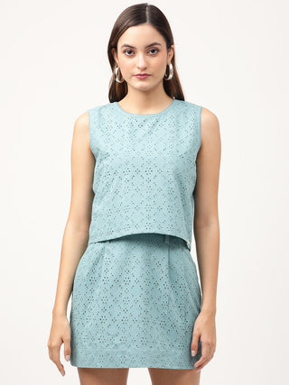 Elle Women Green Top