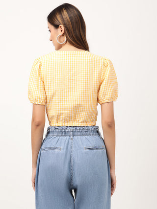 Elle Women Yellow Top