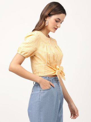 Elle Women Yellow Top