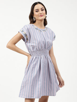 Elle Women Purple Dress