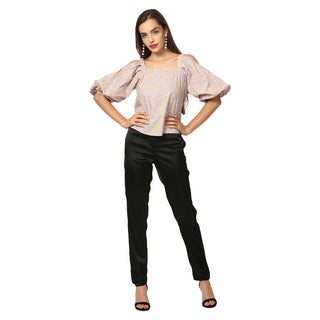 Elle Women Multi Printed Round Neck Top