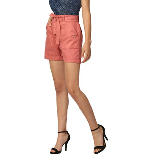 Elle Women Beige Regular Fit Shorts