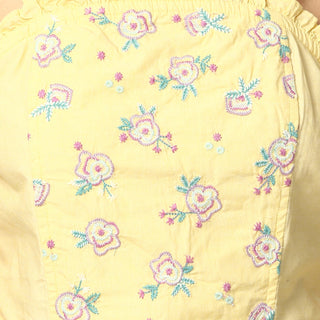 Elle Women Yellow Top