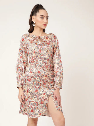 Elle Women Beige Dress